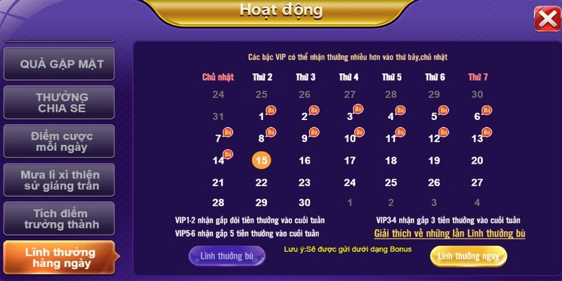 Khuyến Mãi Hấp Dẫn Tại Game Bài 68 3 Khuyến mãi game bài 68 lĩnh thưởng hàng ngày trực tiếp vào tài khoản