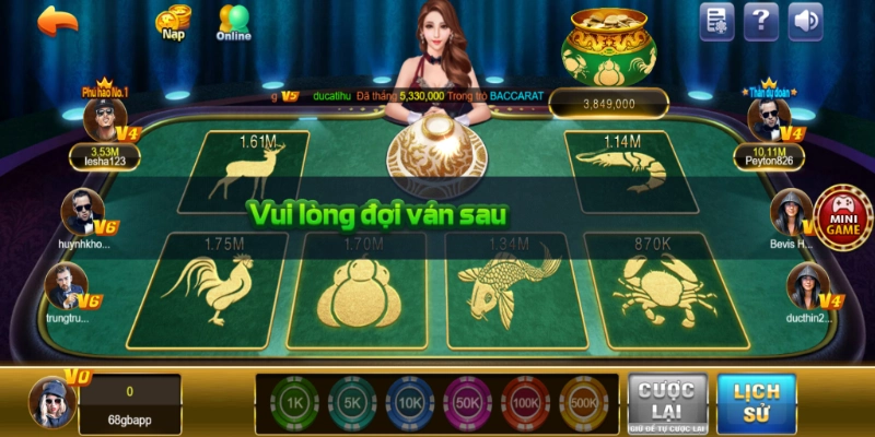 Kinh nghiệm chơi Bầu cua game bài 68 hốt bạc tỷ mỗi ngày 3 Thống kê 10 ván gần nhất để đưa ra quyết định đúng đắn
