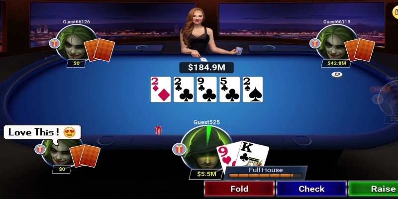 Kinh nghiệm chơi Poker game bài 68 thắng lớn mỗi ngày 3 Thuần thục luật từng vòng là kinh nghiệm chơi Poker game bài 68