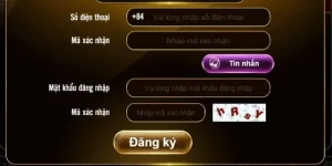 Lỗi thường xuất hiện game bài 68 - Đăng ký tài khoản 