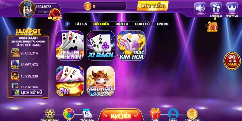 Tiến lên miền Nam tại game bài 68 - Bí kíp chơi cực hay 7 Tiến lên miền Nam tại game bài 68 có giao diện hấp dẫn và mức thưởng khá cao